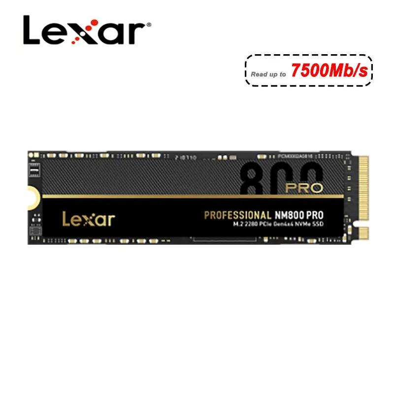 Lexar LNM800 PRO  SSD, 512GB, 1TB, 2TB, ָ Ʈ ̺, PCIe Gen 4*4 NVME 1.4 M.2 2280 M2 HDD ϵ ũ, Ʈ HD PC